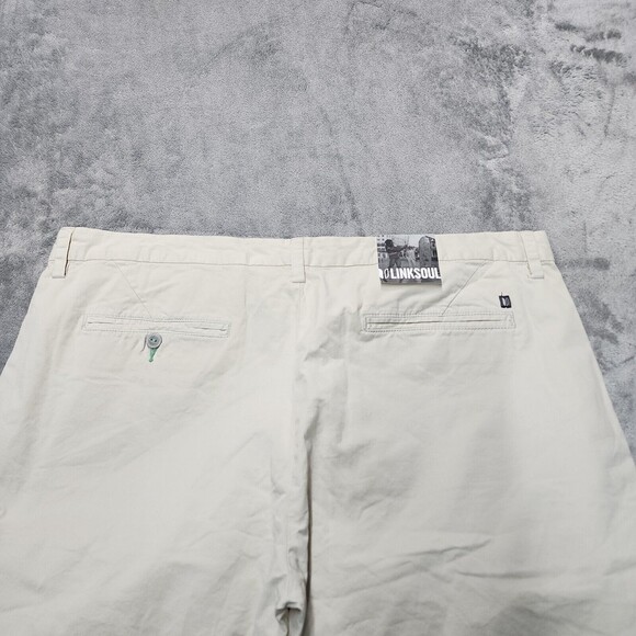 NWT Linksoul Golf Pants Men Khaki Performance Stretch Chino Lightweight Size 40 - Picture 4 of 12